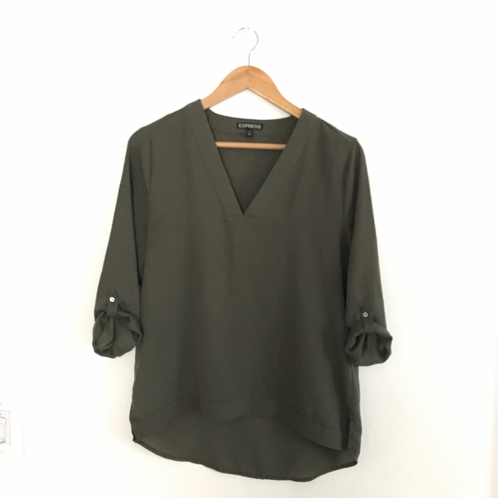 Forest Green Blouse